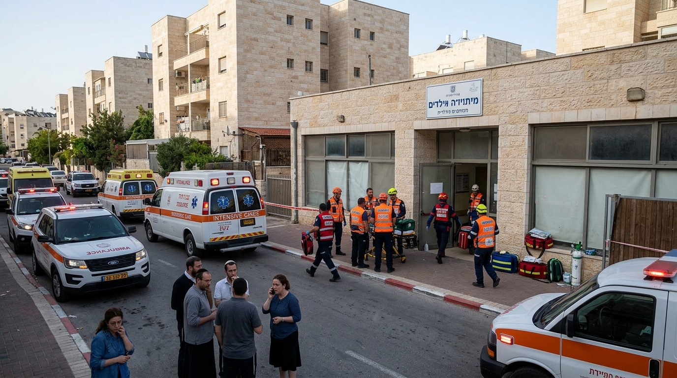 כ-10 פעוטות עם תסמיני אלרגיה במעון בביתר עילית