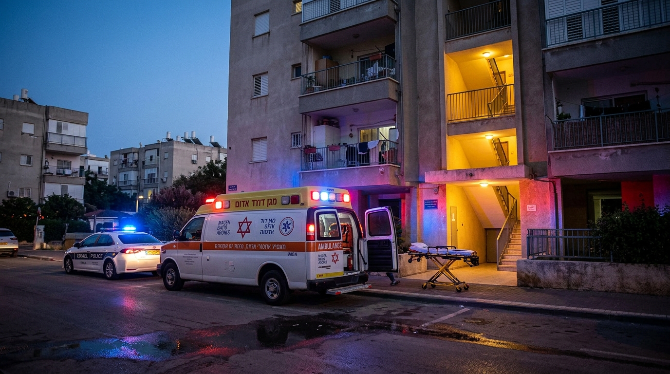 נערה בת 15 נפלה מגובה 8 מטרים בקריית גת ופונתה לסורוקה במצב קשה