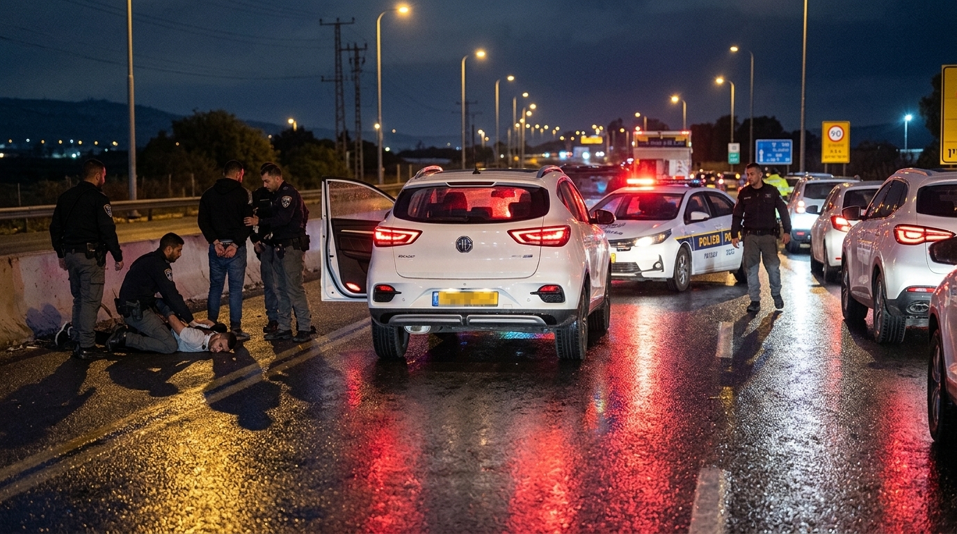 ארבעה נעצרו בחשד לחוליית גנבי רכב בלכיש