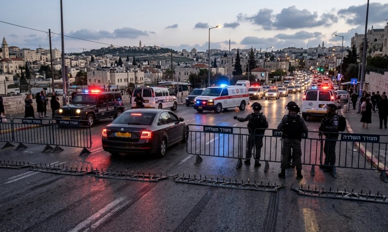 נהג מחנה שועפאט פרץ מחסום בירושלים - ונמצאו ברכבו 3 שוהים בלתי חוקיים