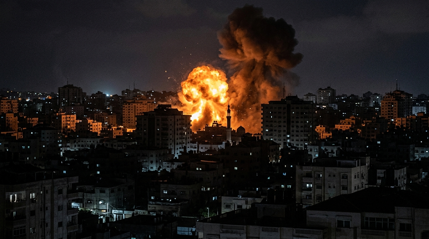 צה"ל השמיד מחסן נשק של חמאס שהוקם בתוך מסגד בעזה