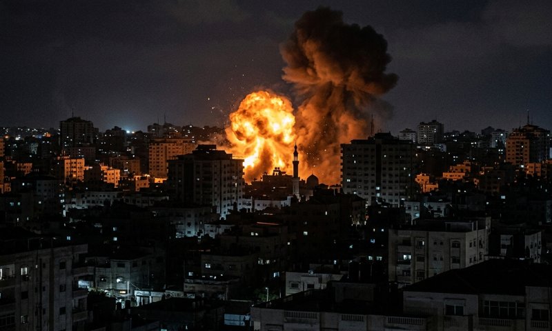 צה"ל השמיד מחסן נשק של חמאס שהוקם בתוך מסגד בעזה