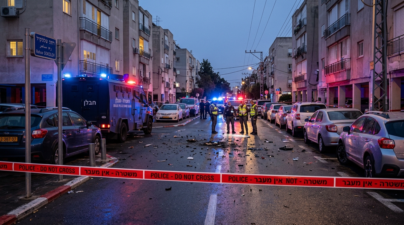 רימון הלם הושלך ברחוב בחולון, אין נפגעים