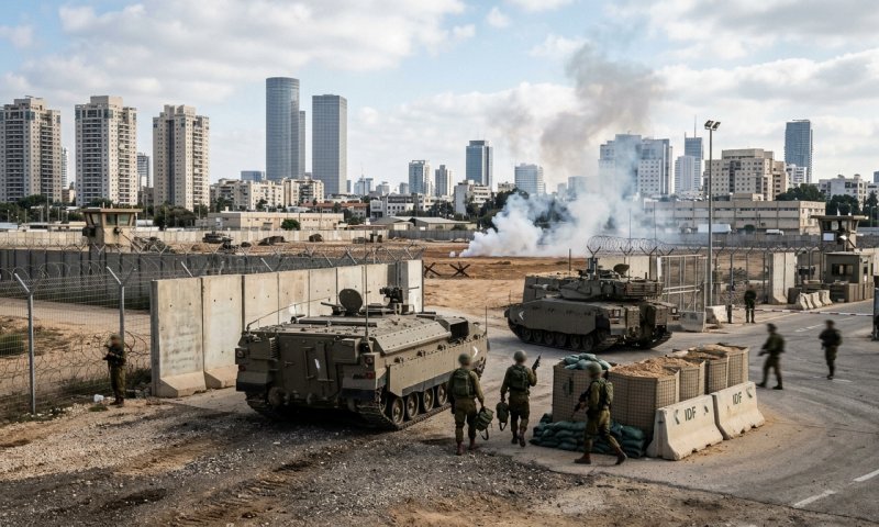 צה"ל מקיים תרגיל צבאי בבסיס המטה הכללי בתל אביב