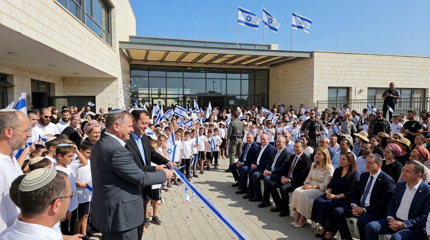 27 מיליון שקל: בית ספר חדש נחנך ביישוב עלי זהב בשומרון