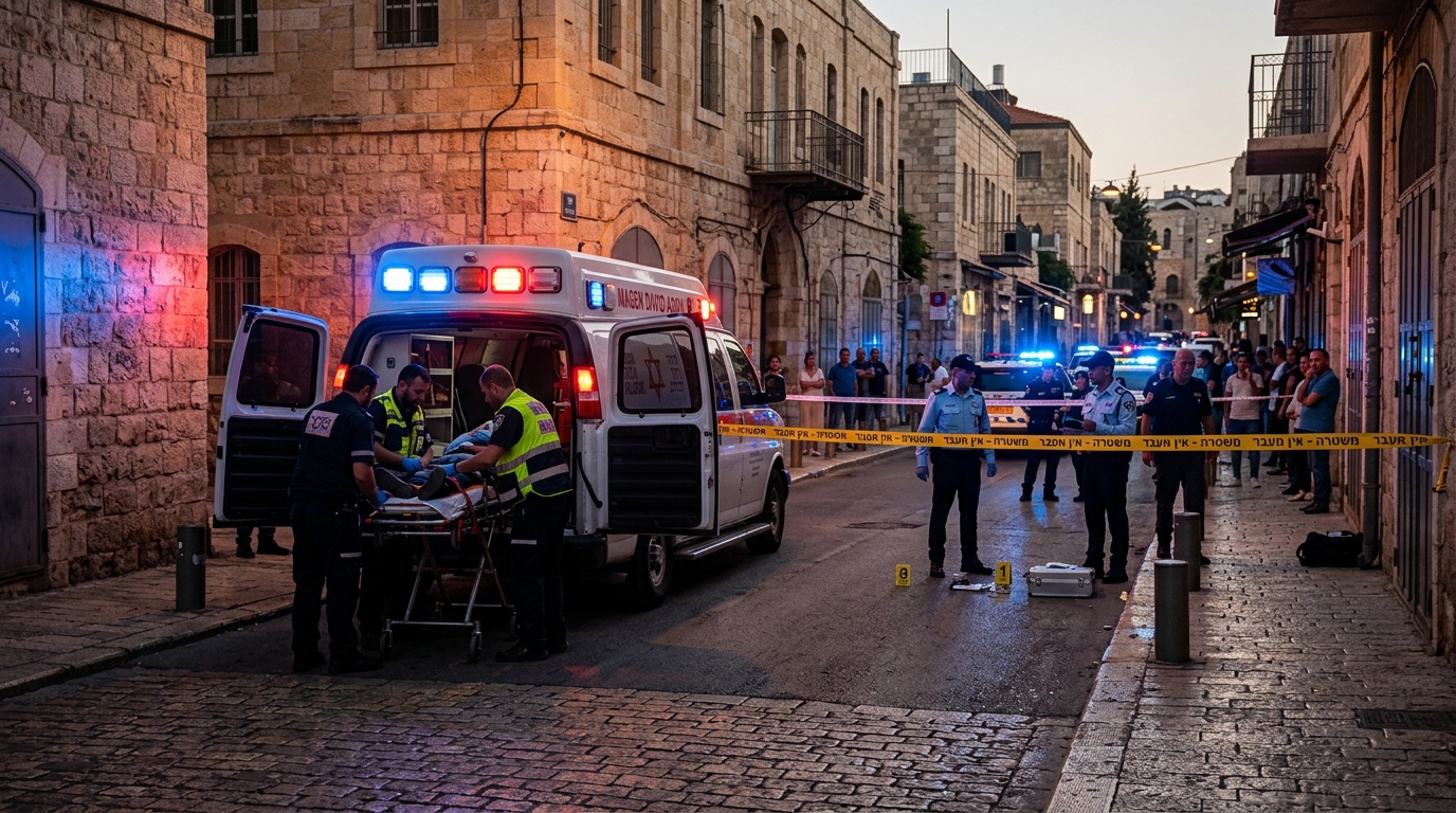 ניסיון שוד בירושלים: גבר בן 30 נפצע קשה מירי