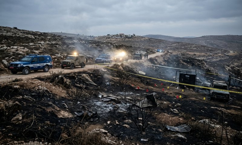שני פלסטינים נעצרו בחשד להצתת השריפה בחוות גלעד