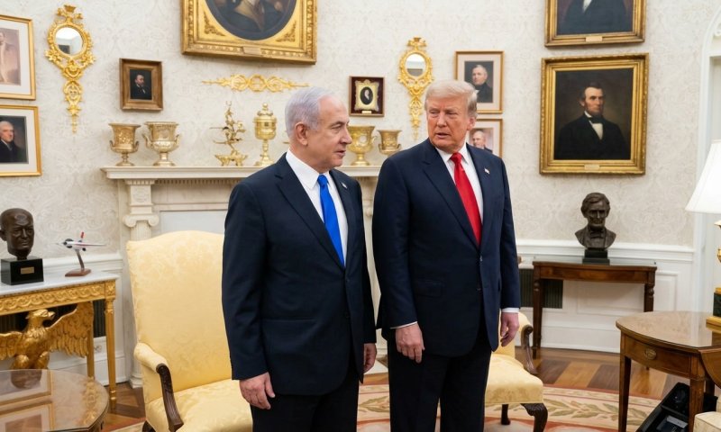 נתניהו נפגש עם טראמפ בבית הלבן: "מטרה משותפת שתושג"
