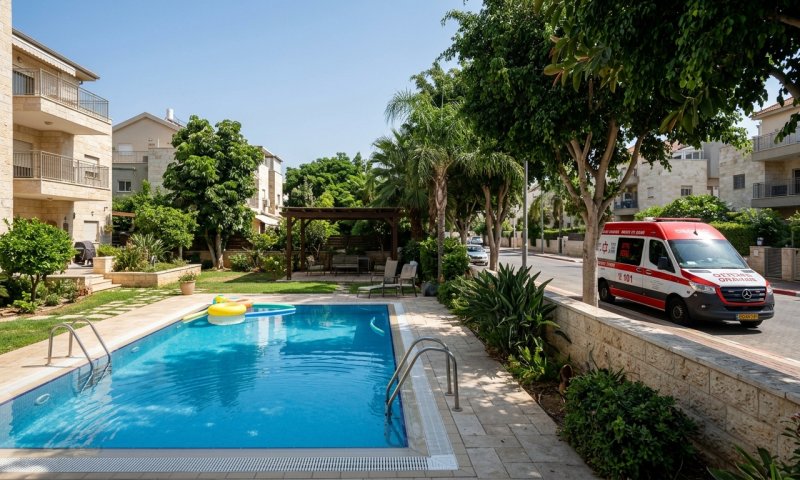 אישה בת 64 טבעה למוות בבריכה פרטית בראשון לציון
