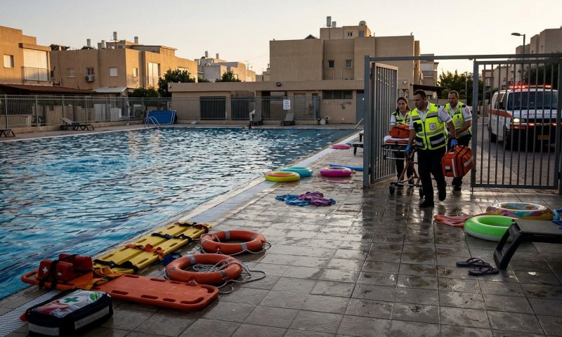 נער בן 16 טבע בבריכה ציבורית ברחובות ופונה במצב קשה