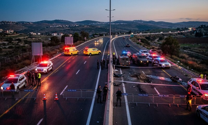 בנו של השגריר לייטר נפצע קשה בפיגוע דריסה בכביש 443