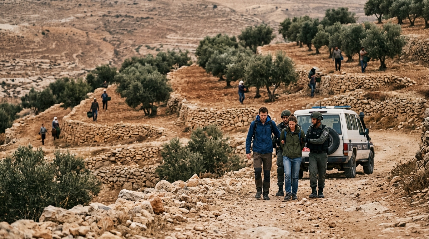 המשטרה עצרה שני פעילי BDS זרים בשומרון