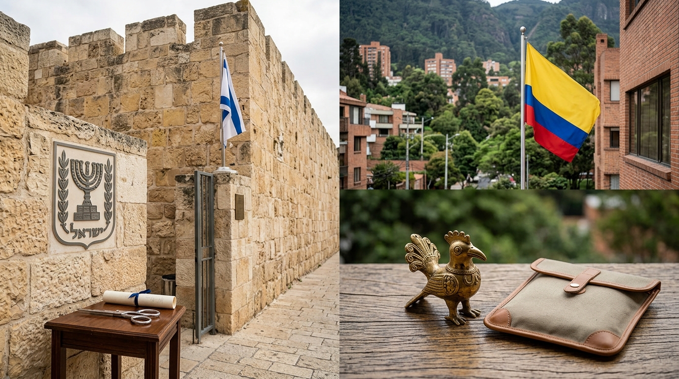נשיא קולומביה הנבחר קיים את פגישתו המדינית הראשונה עם סער