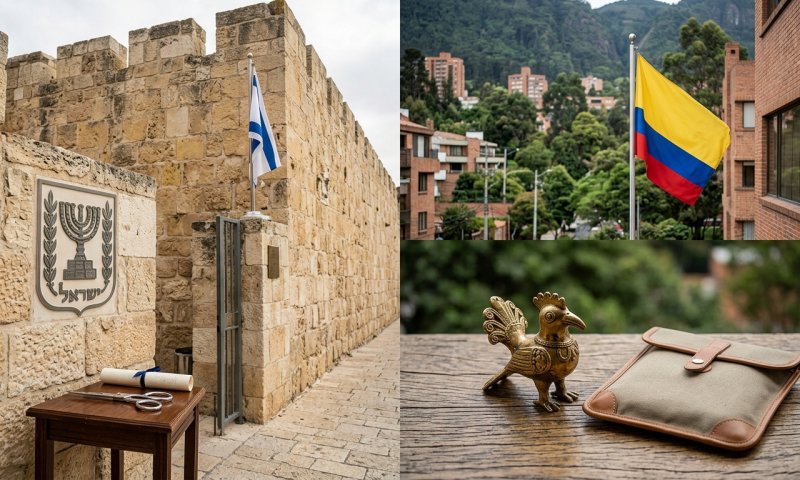 נשיא קולומביה הנבחר קיים את פגישתו המדינית הראשונה עם סער