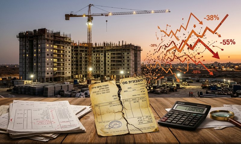 קבלן מבאר שבע מואשם בניכוי מע"מ פיקטיבי של 12 מיליון שקל