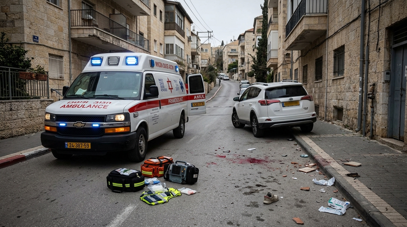 ילד בן 8 נפל מגובה 12 מטרים בבני ברק, מצבו קשה