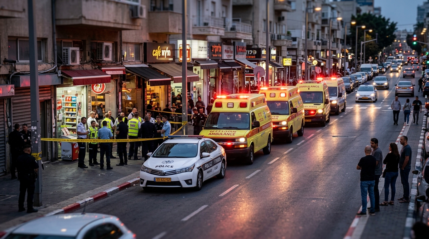 גבר בן 67 נדקר בתל אביב ופונה לאיכילוב במצב קשה