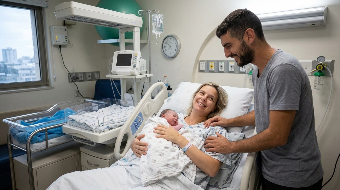 סופי ודור מ"חתונה ממבט ראשון" הפכו להורים לבן בכור
