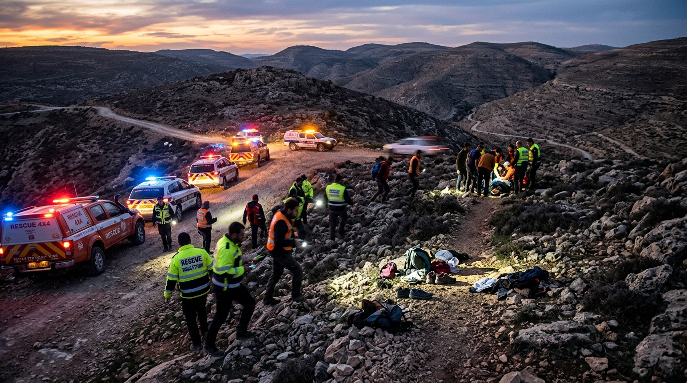 נס בבין הזמנים: אם ושמונת ילדיה אותרו בשלום בגוש עציון