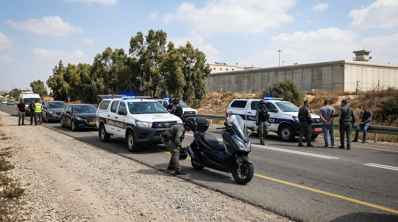 המשטרה סיכלה שיירת כבוד לשחרור אסיר ליד דמון