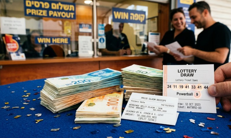 שני תושבי הצפון חלקו ביניהם 25 מיליון שקל בהגרלת הלוטו