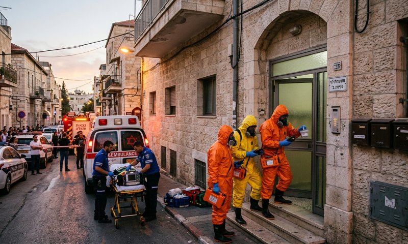 חשד לחומרים מסוכנים בירושלים התבדה: שני קשישים מחוסרי הכרה