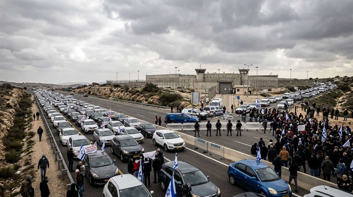 אגודת ישראל מובילה מחר שיירת רכבים ענקית לכלא 10: "הכל על השולחן"