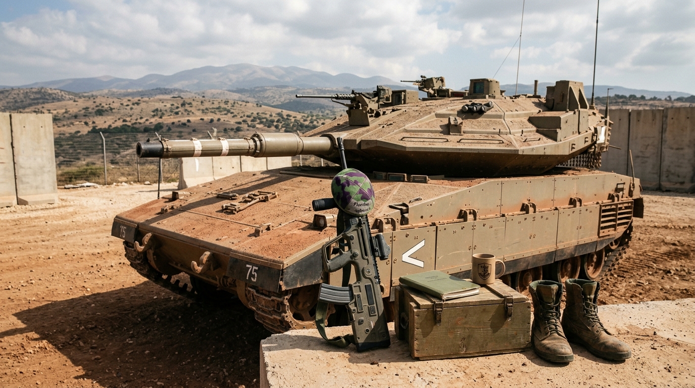 קצין שריון נהרג מטיל נ"ט של חיזבאללה בדרום לבנון