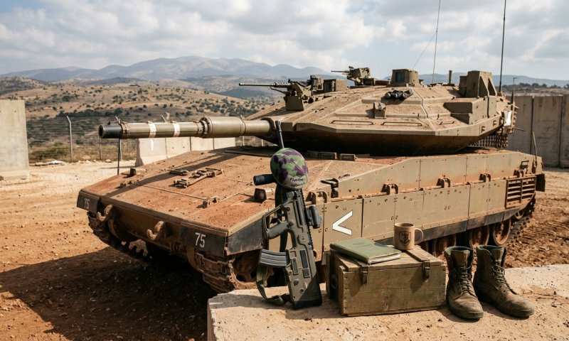 קצין שריון נהרג מטיל נ"ט של חיזבאללה בדרום לבנון