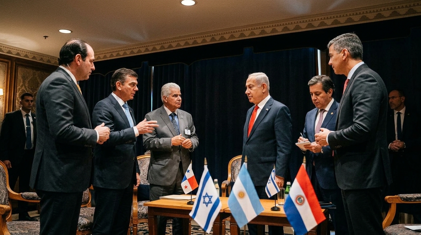 נתניהו גייס את נשיאי אמריקה הלטינית להסכמי יצחק