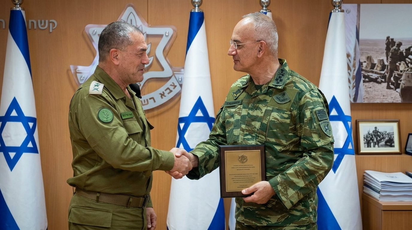 זמיר נפגש עם הרמטכ"ל היווני על רקע המתיחות עם טורקיה