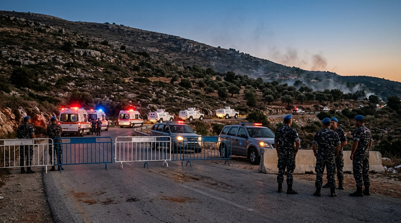 קצין צה"ל נפצע באורח בינוני בהיתקלות עם מחבלים בדרום לבנון