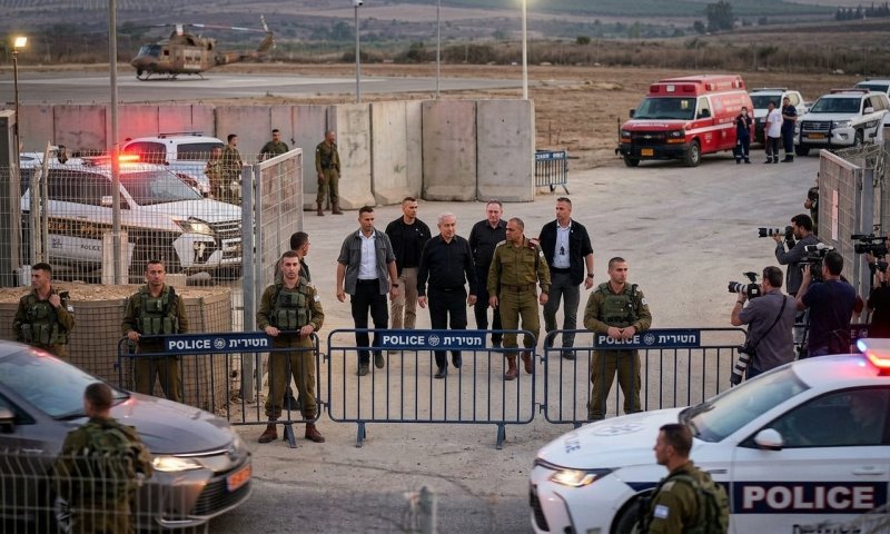 אזעקות נשמעו עשרות מטרים מנתניהו בביקורו בשלומי