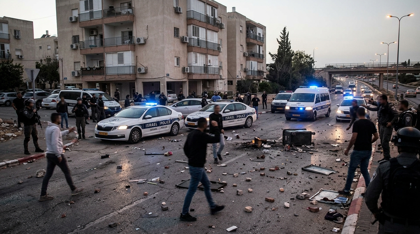 עימותים אלימים בערד: תושבים חילונים התנגשו עם חסידי גור, אישה נפצעה