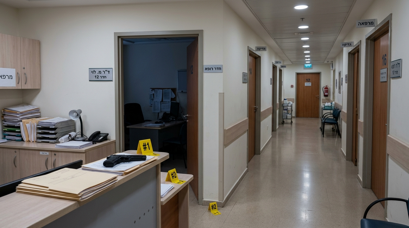 איים על רופא באקדח צעצוע בקופת חולים: תושב טייבה נעצר