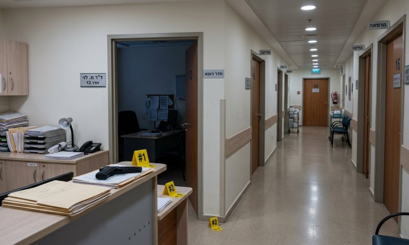 איים על רופא באקדח צעצוע בקופת חולים: תושב טייבה נעצר