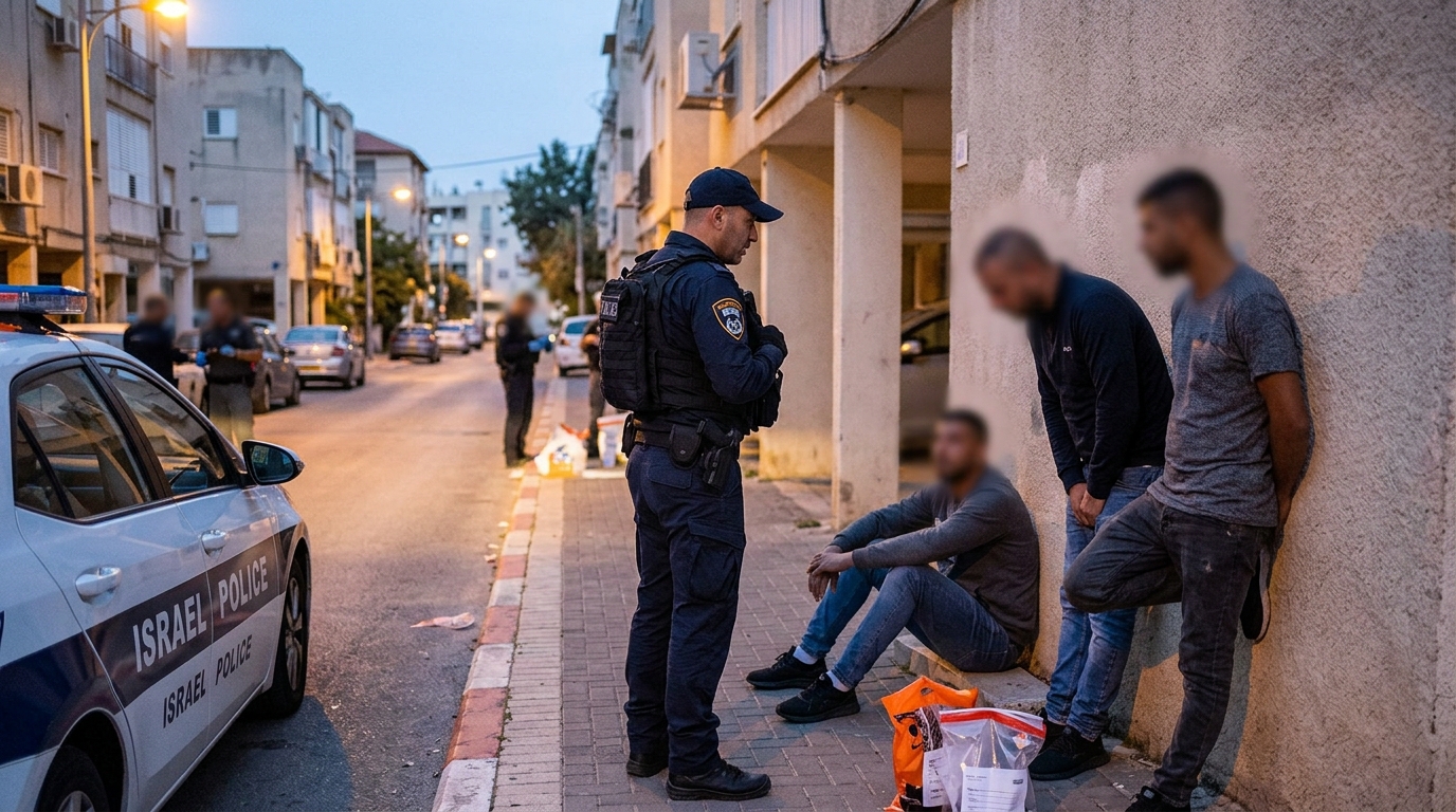 שלושה קטינים מכנופיית SSQ נעצרו בחשד לשוד ותקיפה בחולון