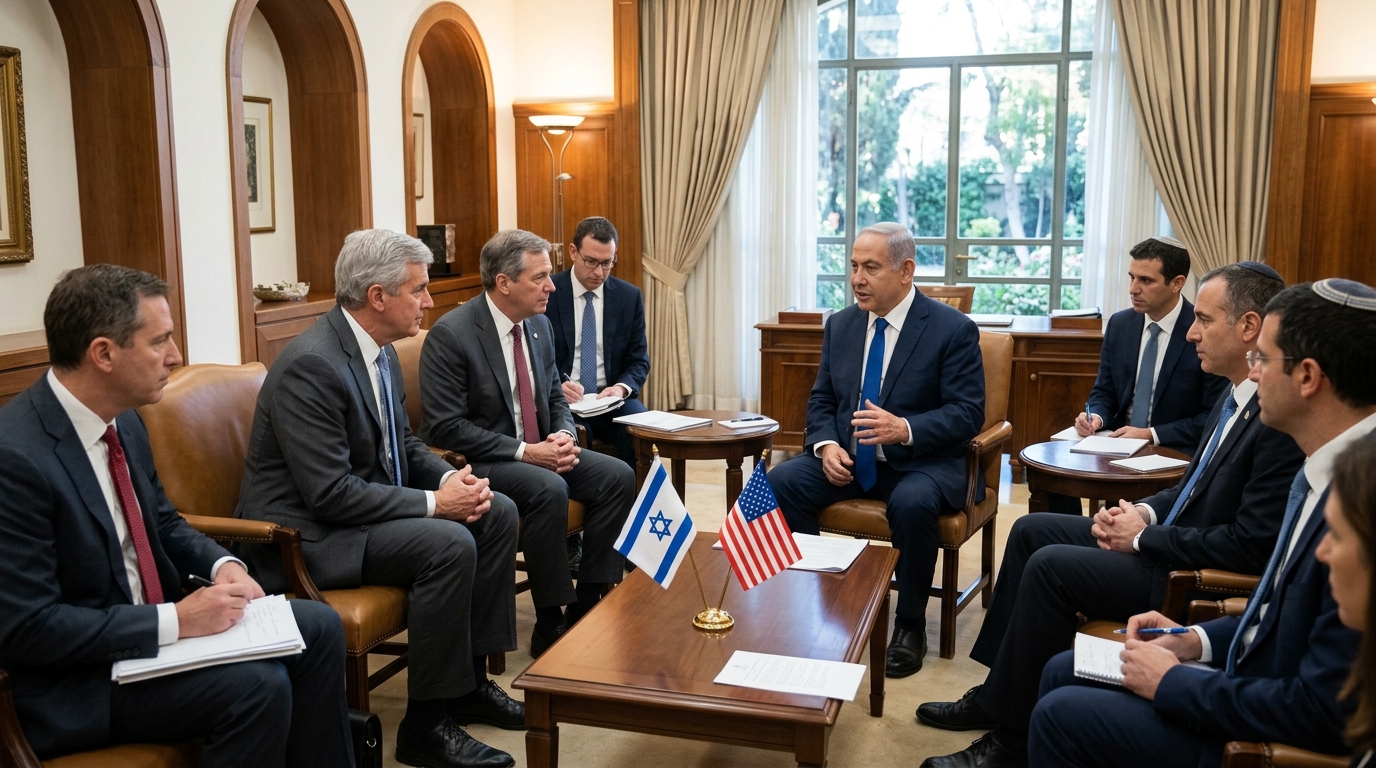 נתניהו נפגש עם שגרירי ארה"ב בישראל ובלבנון