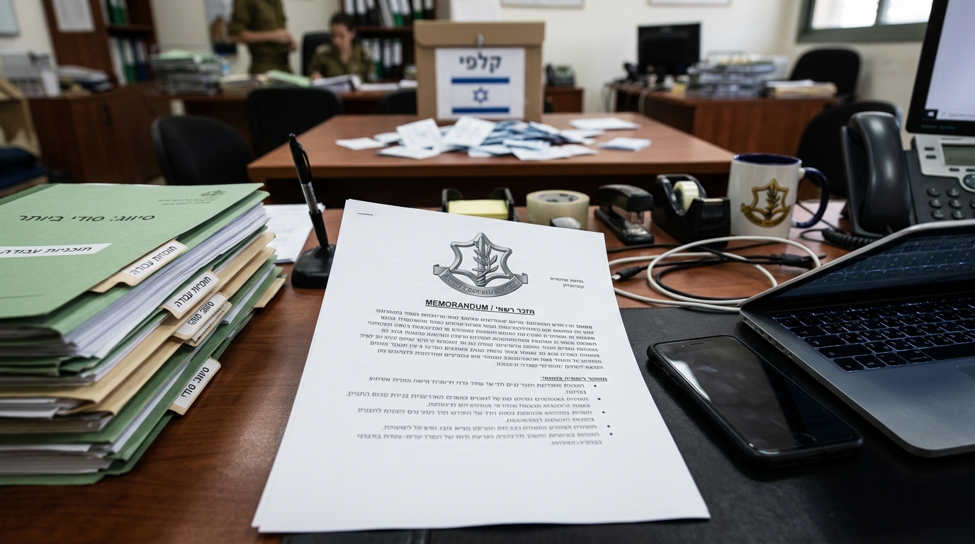 צה"ל משהה עשרות עמודי רשתות של יחידות עד לאחר הבחירות
