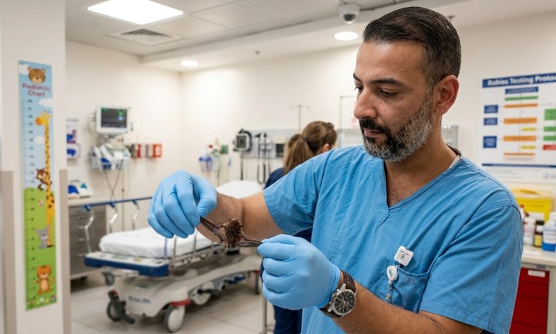 עטלף חדר למזגן ושלח נער בן 15 למיון בחשד לכלבת