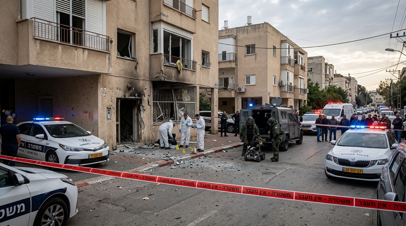 נער בן 15 נפצע קשה מרימון שהושלך לדירה בחולון