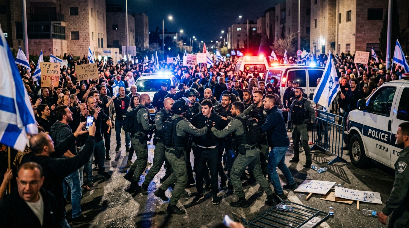 מאות חסמו את המשטרה הצבאית: עריק חרדי נמלט במודיעין
