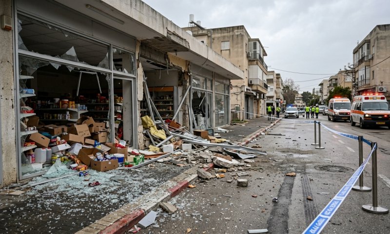 חיזבאללה שיגר 15 רקטות לצפון, פגיעה ישירה במרכז מסחרי בקריית שמונה