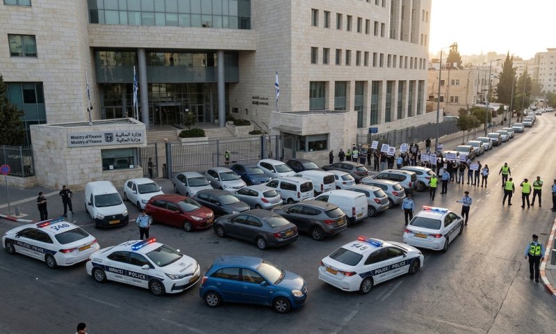 ההסתדרות חסמה משרדי ממשלה בירושלים - האוצר שוקל הליכים פליליים
