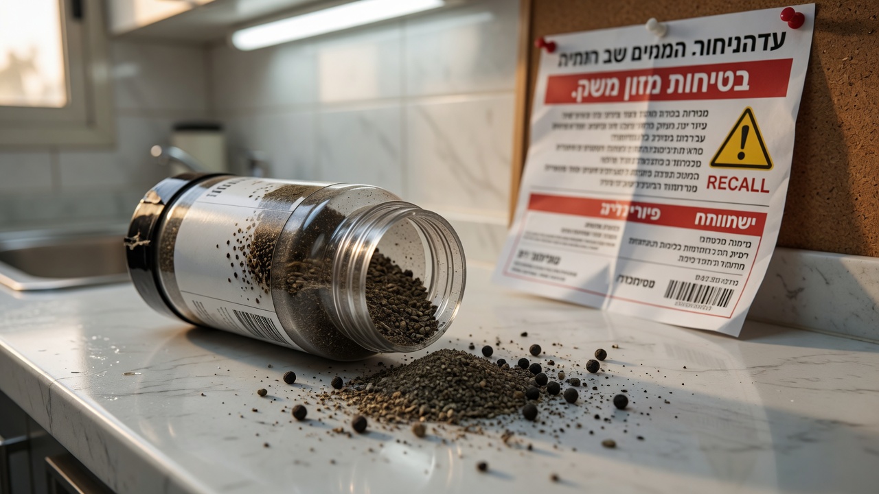 משרד הבריאות קורא להחזיר פלפל שחור של תבליני גל