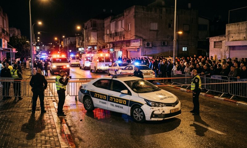 תושב תל שבע נורה קשה אחרי שפתח באש לעבר שוטרים