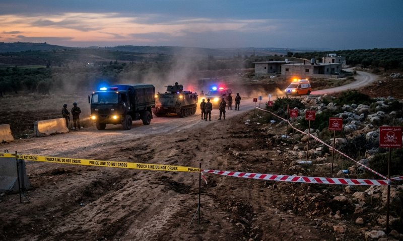 גופה קשורה לאלונקה אותרה בדרום לבנון - המשטרה בודקת