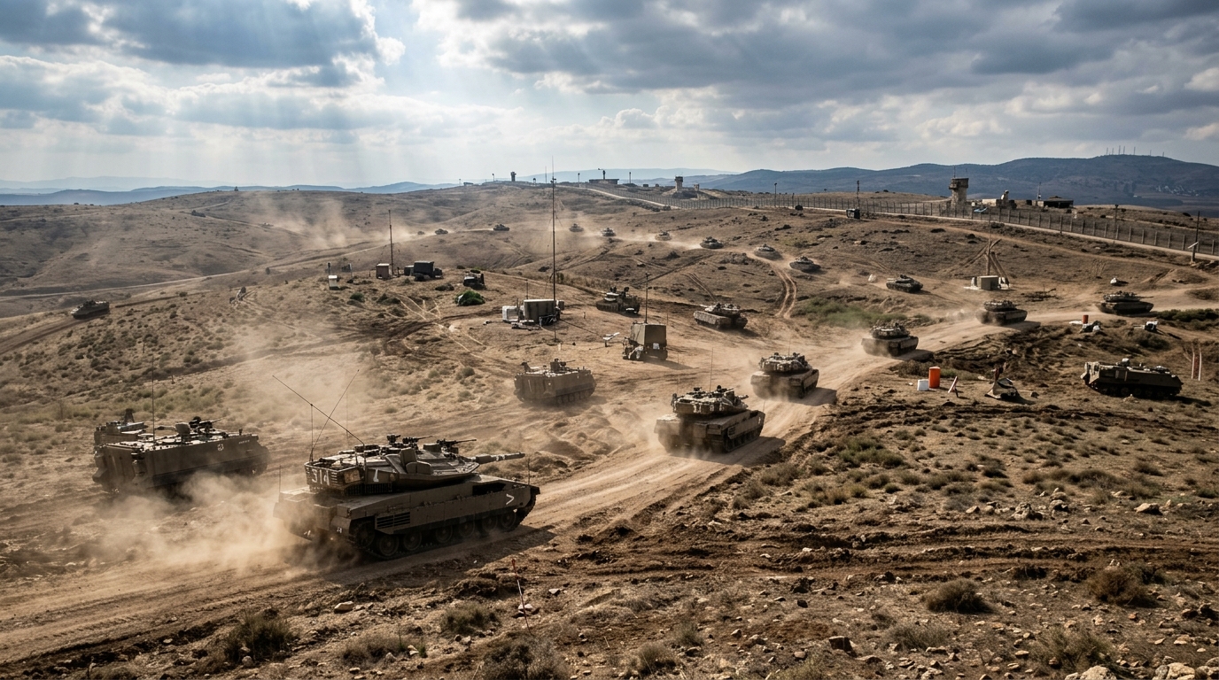 אוגדה 210 סיימה תרגיל רחב ברמת הגולן