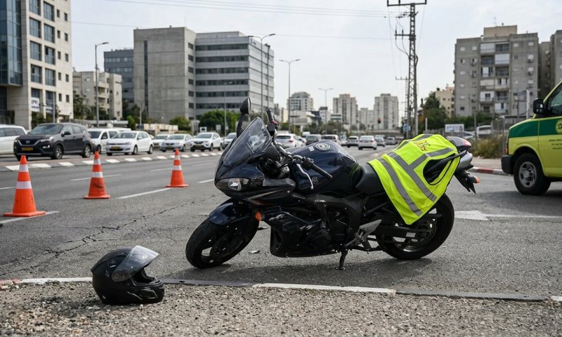 רוכב אופנוע בן 26 נפצע בתאונה בדרך קיבוץ גלויות