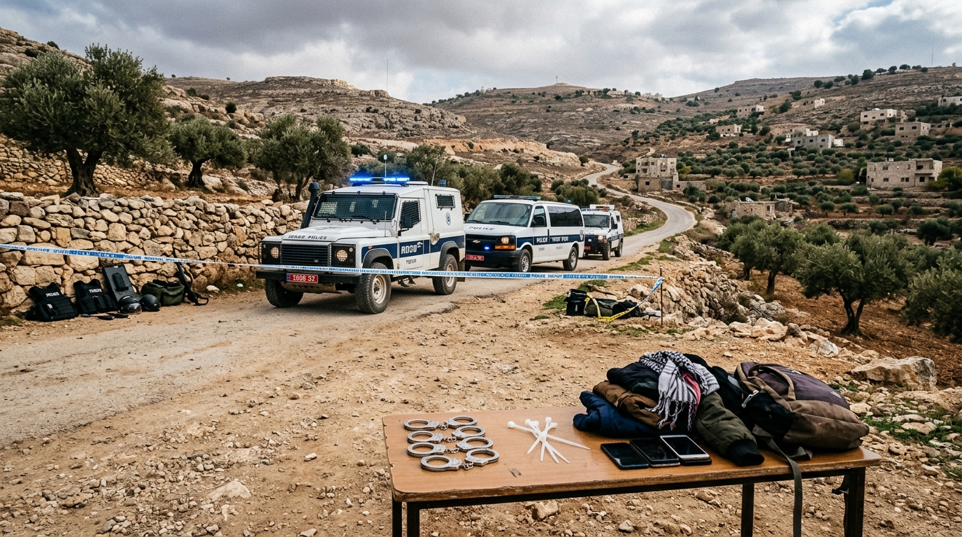 תשעה חשודים יהודים נעצרו בחשד לאלימות ביו"ש